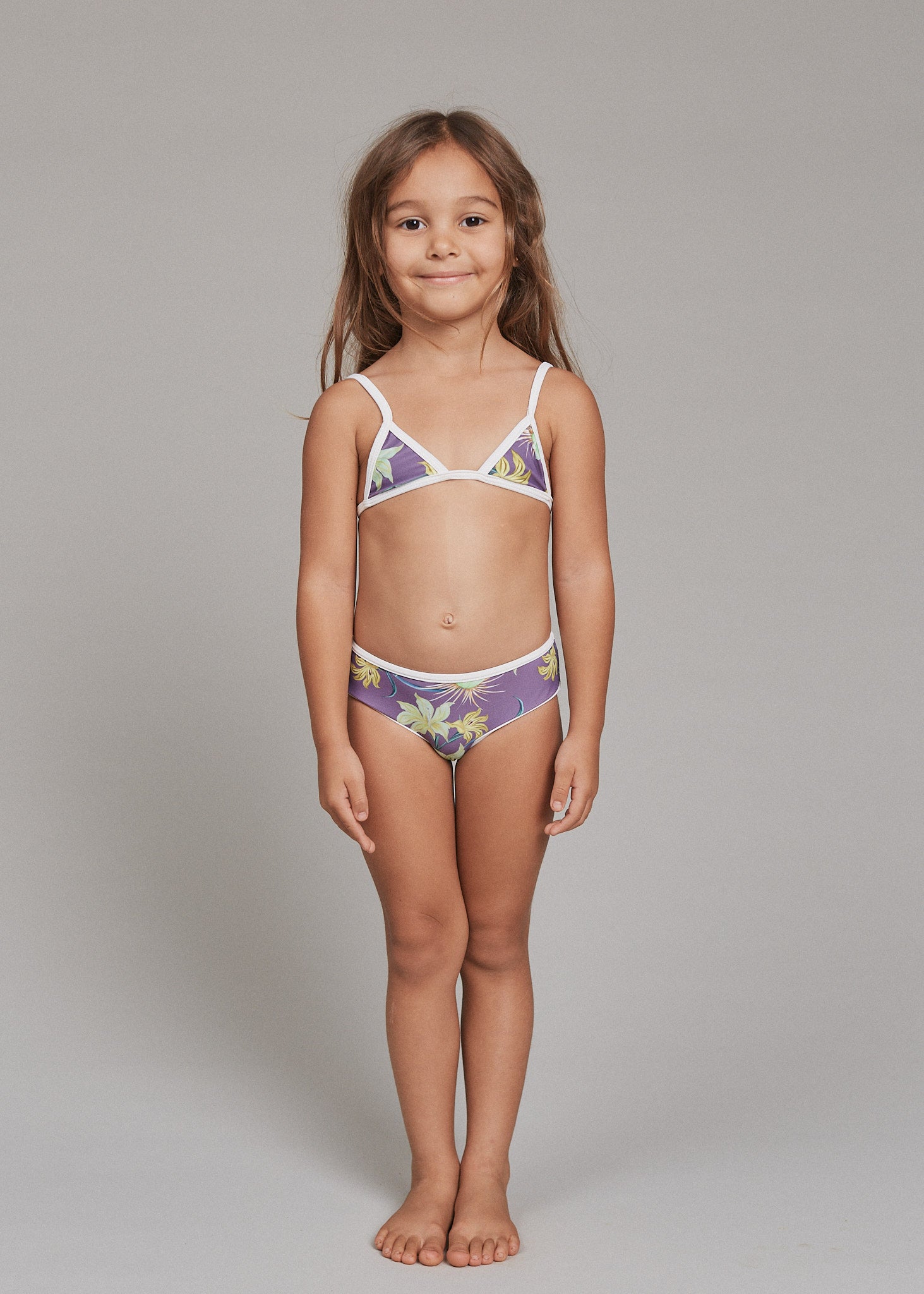 KIDS BAJA TOP + MAKAI PIPED BOTTOM SET - RESORT 2025